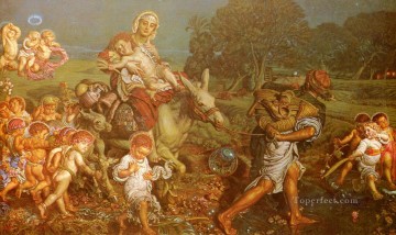 El triunfo de los inocentes El británico William Holman Hunt Pinturas al óleo